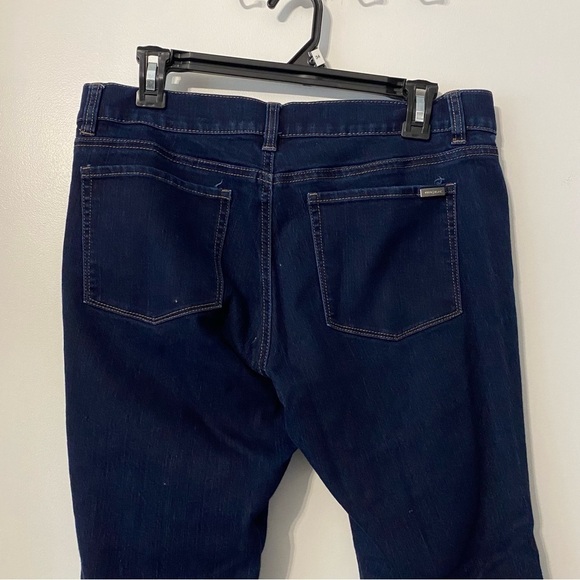 White House Black Market Skinny Stretchy Dark Wash Jeans Med‎ 8-10 - Picture 6 of 7